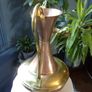 Vintage Copper and Brass Ewer Pitcher. Very large 47cm Image 9