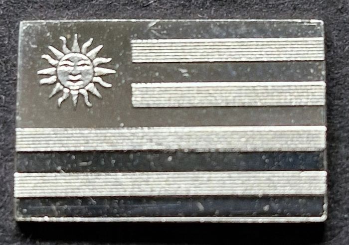 Franklin Mint Flags Of United Nations  Sterling 925 Silver (Price is For 1 Flag)