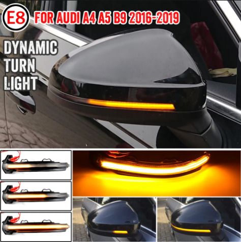 Audi A4\A5\S4\S5 Smoked Dynamic Wing Mirror Indicators