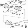 LH Half Shaft (Alfa Romeo 156 GT) Image 2