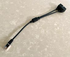 RJ45 1 Male to 2 Female Port, Ethernet, Network Cable Splitter