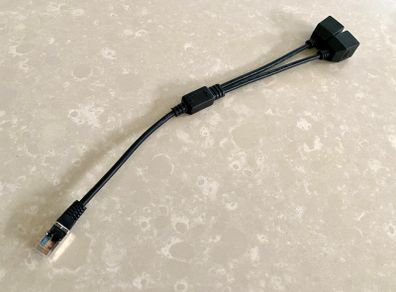 RJ45 1 Male to 2 Female Port, Ethernet, Network Cable Splitter