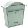 Classic Wall Mounted Galvanised Steel Lockable Weatherproof Post Box 36x37x13cm (MULTIPLE COLOURS AVAILABLE) Image 5