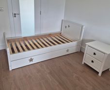 5 Piece Children's White Bedroom Furniture Set