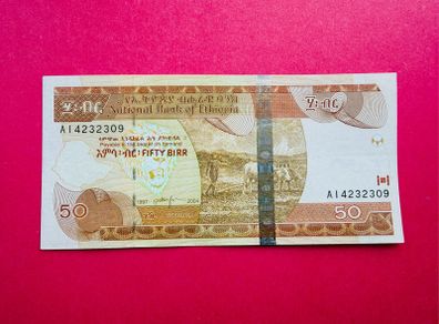 Ethiopia  50 Birr  1997 - 2004    51b  ( Uncirculated )