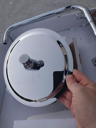 Chrome Rainfall Power Shower