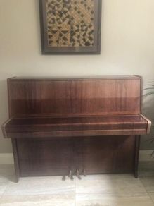 Petrof Upright Piano and stool