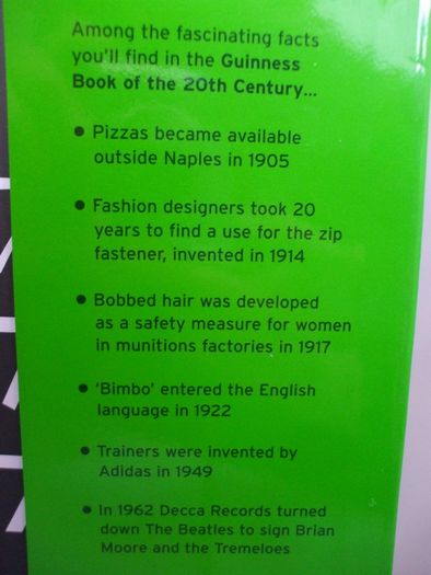 SALE!  GUINNESS Book of the 20th Century - Millennium Edition