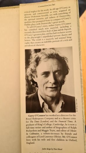 Sean O Casey. By Garry O Connor. Hardback With Dustjacket In Good Condition.