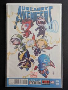 Uncanny Avengers #1 Skottie Young Variant (Marvel - 2012)