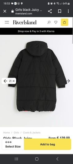 juicy coture Longline Puffa Jacket