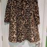 Faux Fur Vintage Leopard Print Coat Image 2