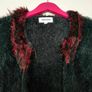 Black vintage Gerard long cardigan / coat reduced Image 3