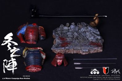 New COOModel SE010 1/6 Japans Warring States Winter Campaign Samurai Action Figure Diorama