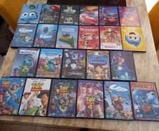 Disney Pixar 23 Dvd Collection Bundle Kids Movies Toy Story 1 2 3 4 Finding Nemo Cars Coco Brave Wall-E SOUL Etc.