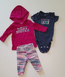 Baby girl sister outfits