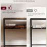 Console Table Slim Vintage Brown Image 3