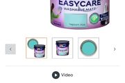 Dulux easy care Hepburn blue washable matt. 2.5l