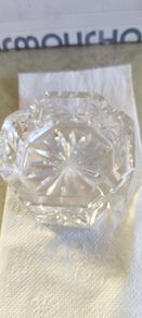 Waterford  Octagonal Crystal Ashtray .