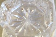 Waterford  Octagonal Crystal Ashtray .