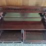Antique-Style Mahogany Mirrored Hall Table Image 3