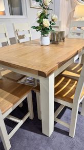 Oak Extending Dining Table, New