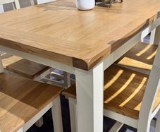 New Oak Extendable Dining Table