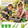 Wooden Kids Outdoor Mud Kitchen with Water Tap, Sink, Canopy and Accessories Image 2