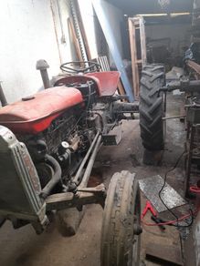 Massey Ferguson 35 and plough