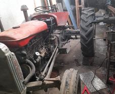 Massey Ferguson 35 and plough