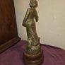 Antique French Spelter Statue "Semeuse" Image 4