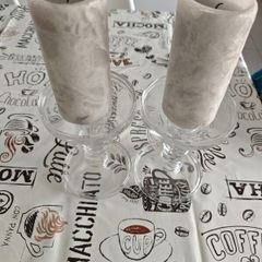 candle holders X2 with candles