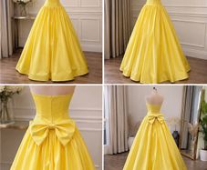 Melbourne yellow debs dress Size Large