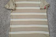 Mens The North Face crew neck t shirt Size Large green khaki