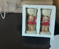 Brand New in Box Teddy Bear Tealight Holders