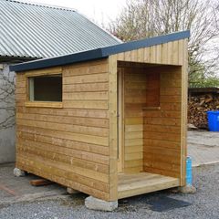 Fully insulated electric sauna (8.5kw heater)