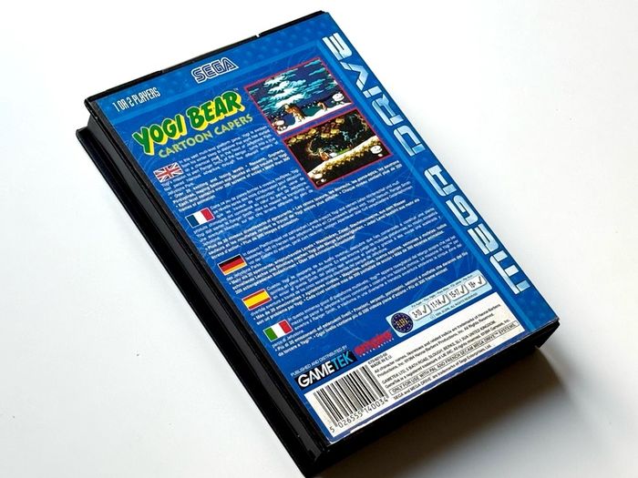 Yogi Bear Cartoon Capers for Sega Mega Drive - Boxed & Minty
