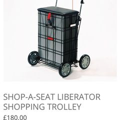 Shop a Seat Mobility Aid Shopping Trolley