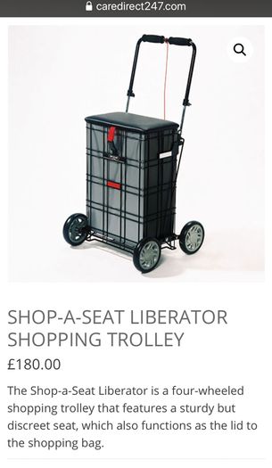 Shop a Seat Mobility Aid Shopping Trolley