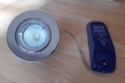 Chrome MR16 Ceiling Light Fitting And Transformer