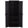 Garden Storage Cabinet Black Image 4