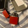 Brand new, Red zippo style lighter in metal casing Image 3