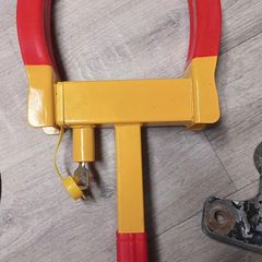trailer wheel security clamp
