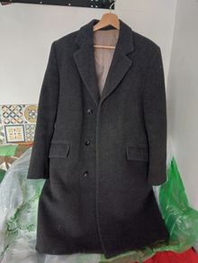 Grey overcoat