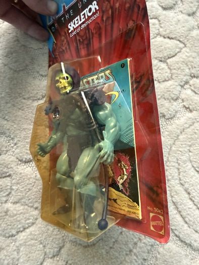 Vintage 1983 Mattel Skeletor Masters of the Universe Sealed on Card