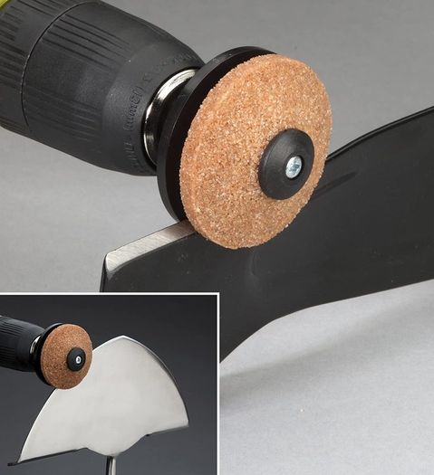 Multi-Purpose Blade Sharpener for Rotary Lawn Mower, Spades, Hoes, Lawn-Edgers, Shears, Axes and Other Garden Tools
