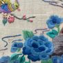 Vintage Chinese Embroidery Framed Bird & Floral Textile Art Image 5