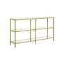 Console table XL Gold glass FREE DELIVERY Image 3