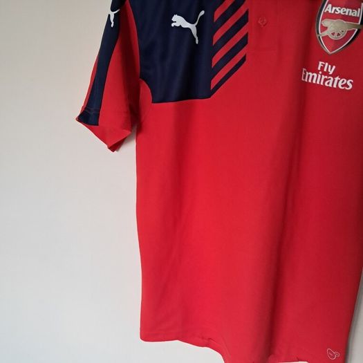 arsenal 2016 polo shirt size medium ptp 19" in excellent condition