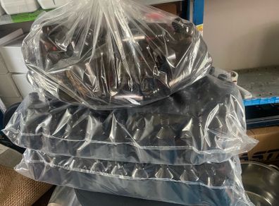 New Plastic Storage Bottles with caps